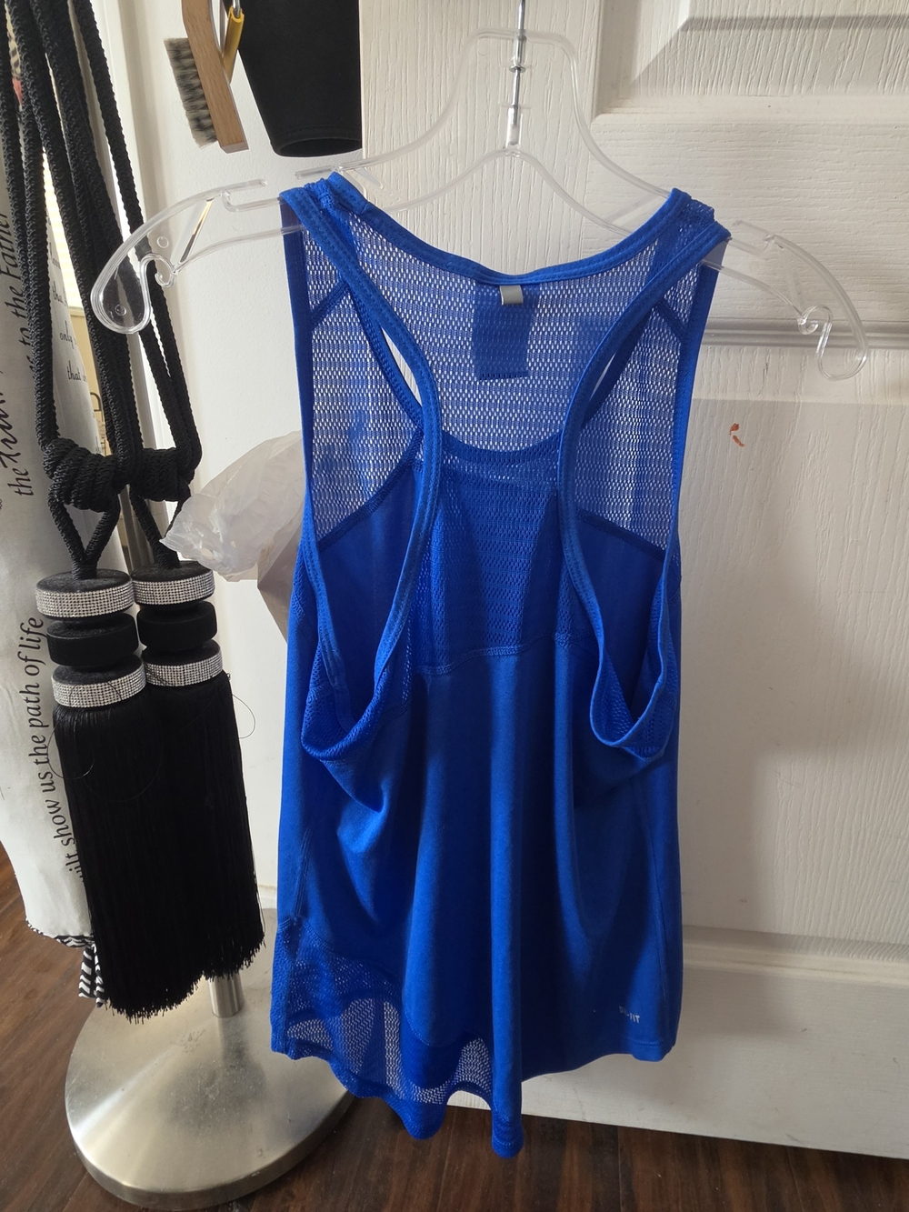 Nike Dri-FIT Royal Blue Mesh Tank - Picture 3 of 4